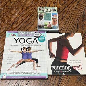 Yoga and Running Fitness Book Set